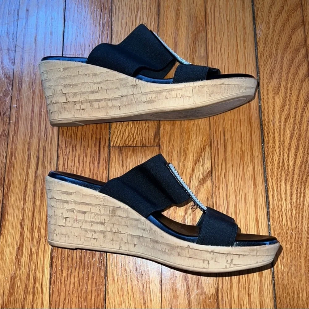 Italiana Wedge Slip on Sandal’s